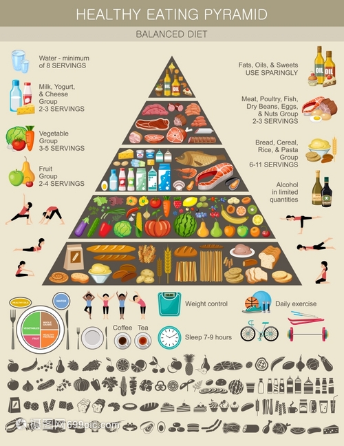 食物金字塔與健康生活方式 實(shí)用指南